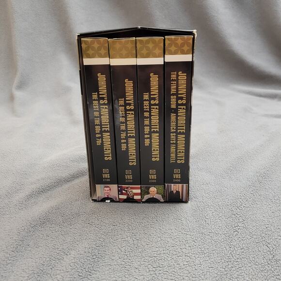VINTAGE JOHNNY CARSON VHS Favorite Moments 60s 70s 80s 90s Farewell Comedy 4PC - Picture 8 of 11